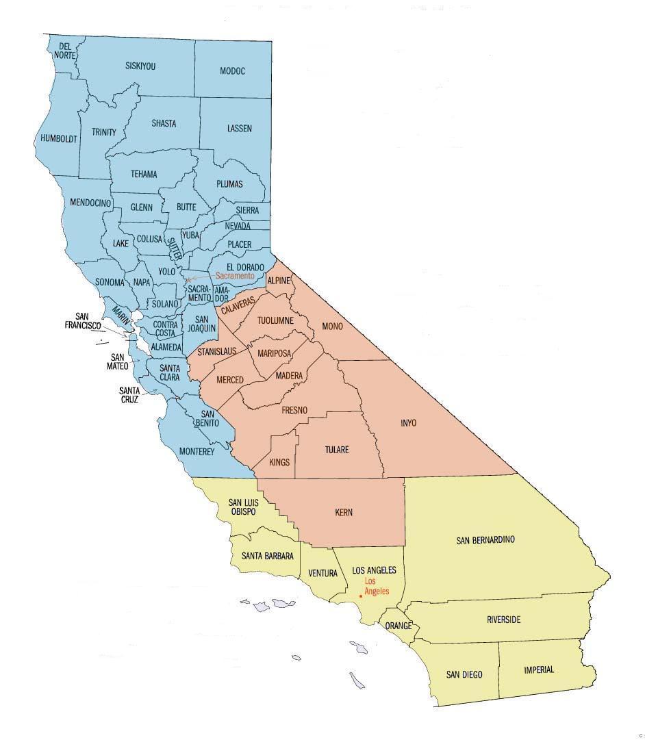 Egg Quality Control Program District Map